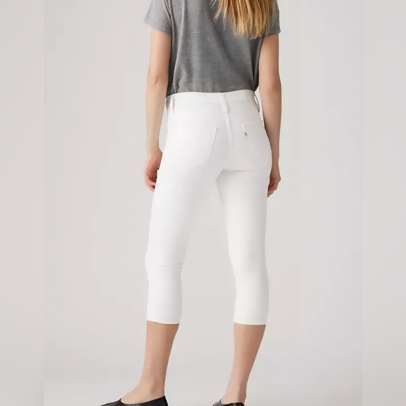 Levi's 311 Women Shaping Skinny Capri - WHITE - SIZE 33 (16) **NEW - Picture 2 of 13